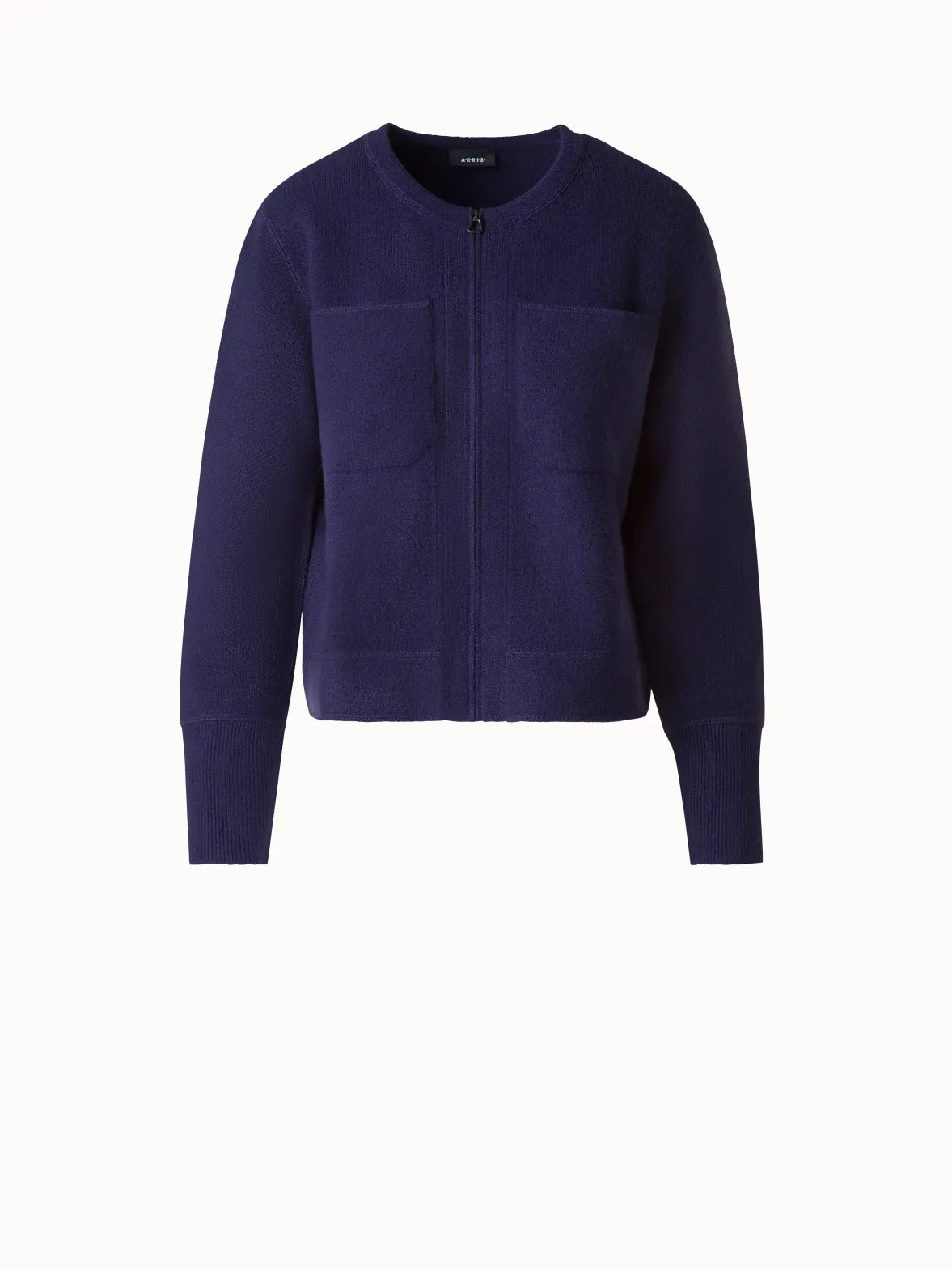 Cashmere Piqué Cardigan Akris