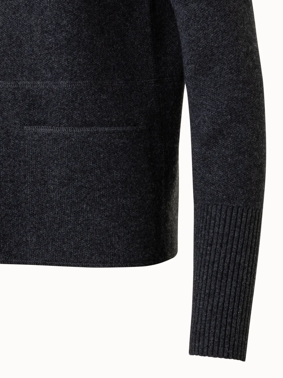 Cashmere Piqué Knit Cardigan Akris