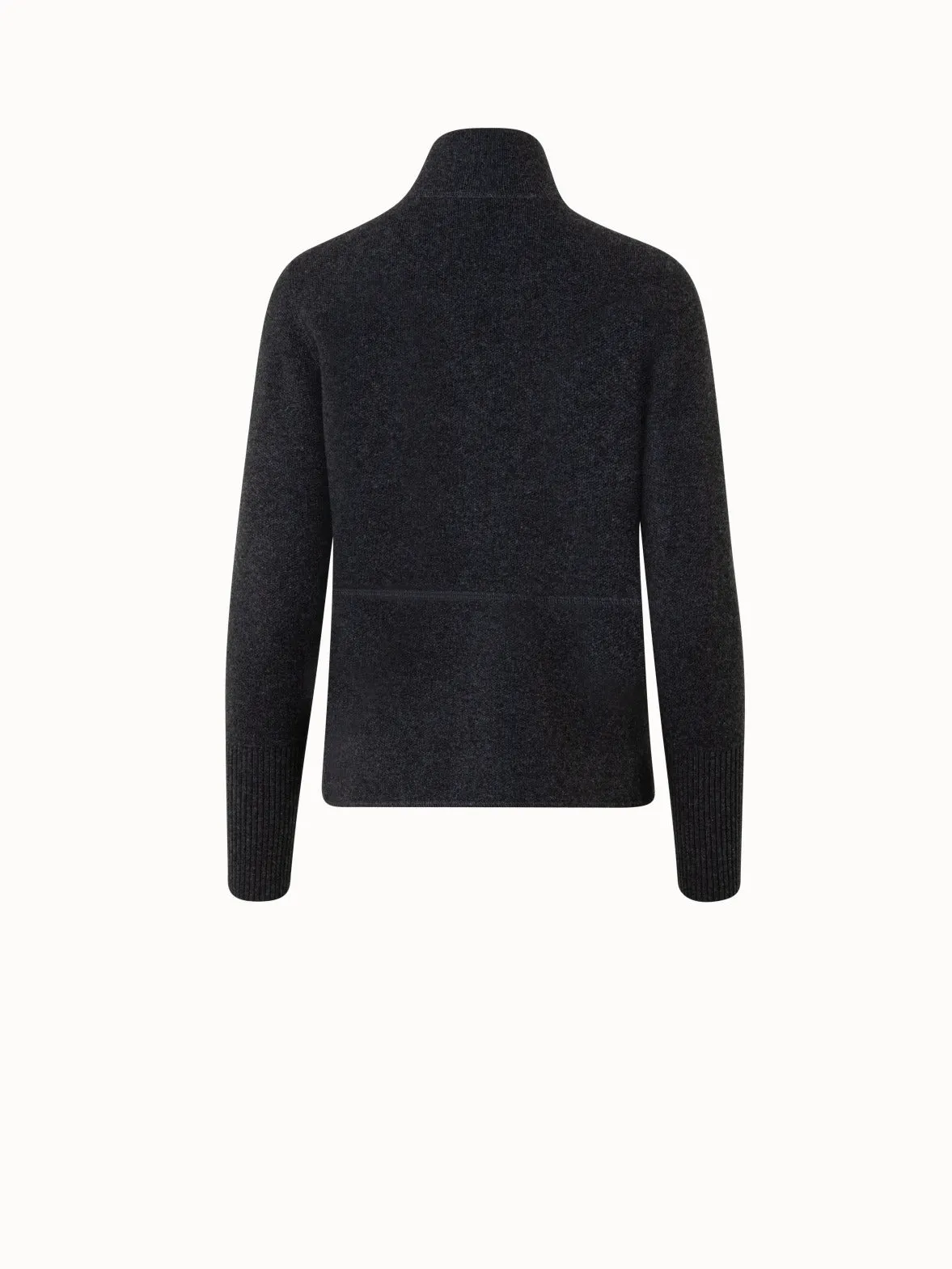 Cashmere Piqué Knit Cardigan Akris