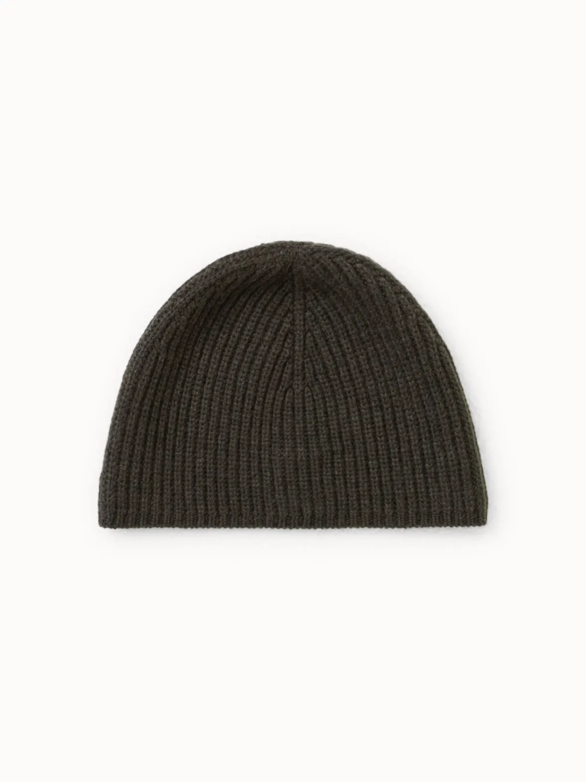 Cashmere Rib Knit Beanie Akris