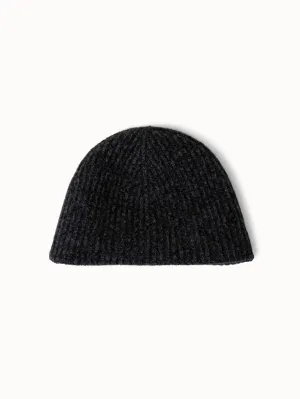 Cashmere Rib Knit Beanie Akris
