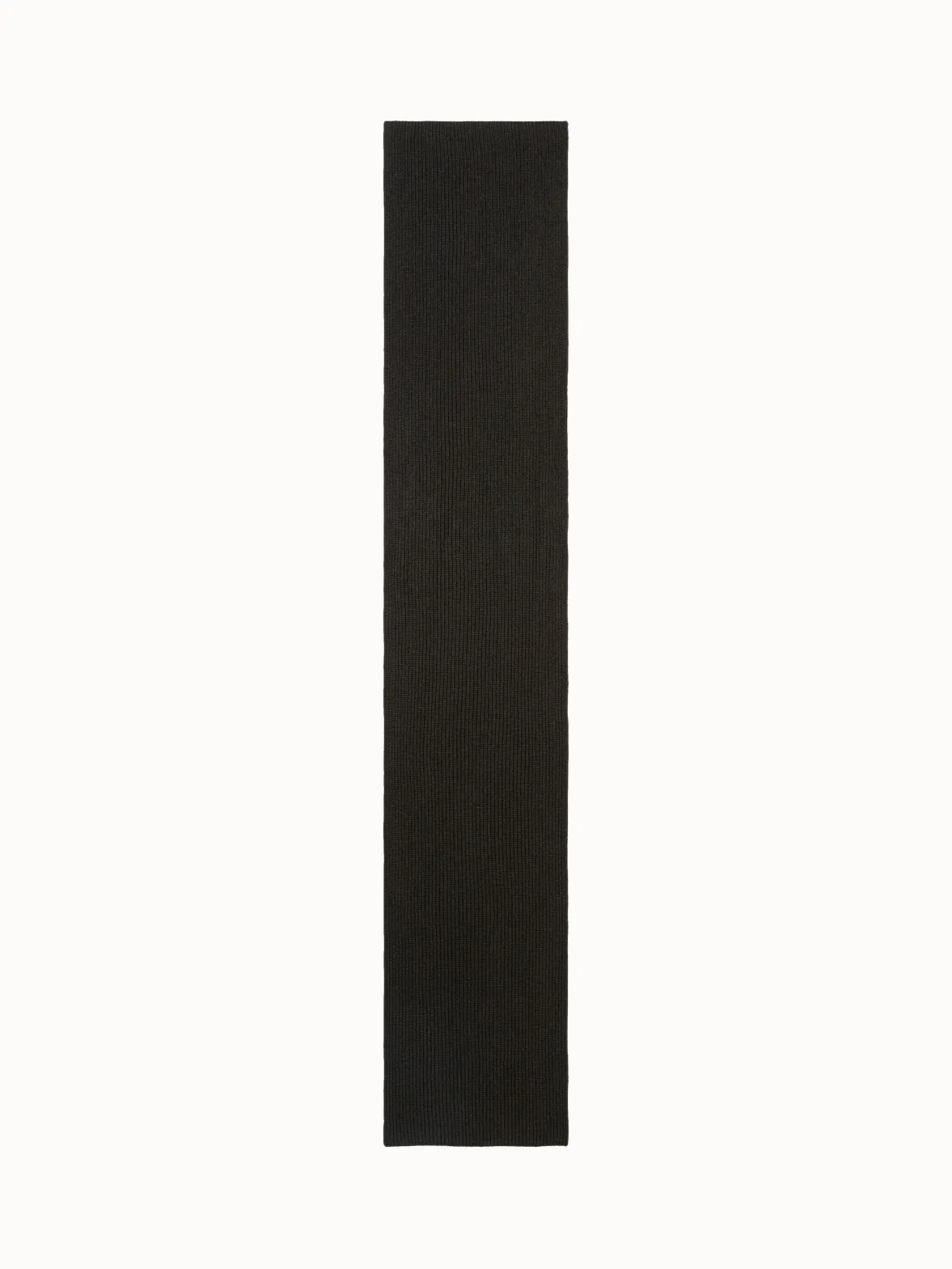 Cashmere Rib Knit Scarf Akris