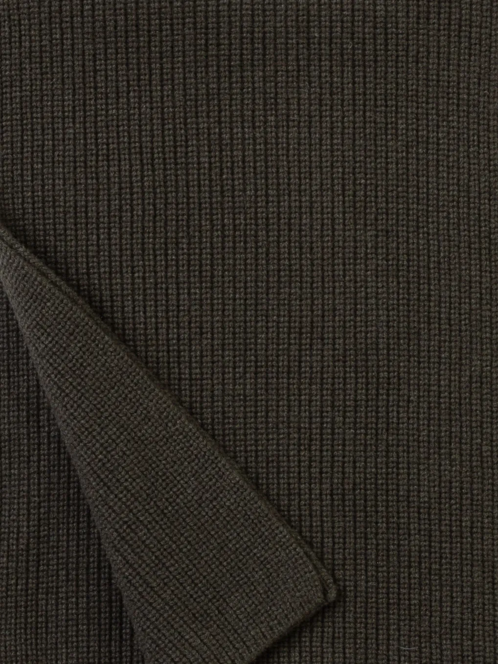 Cashmere Rib Knit Scarf Akris