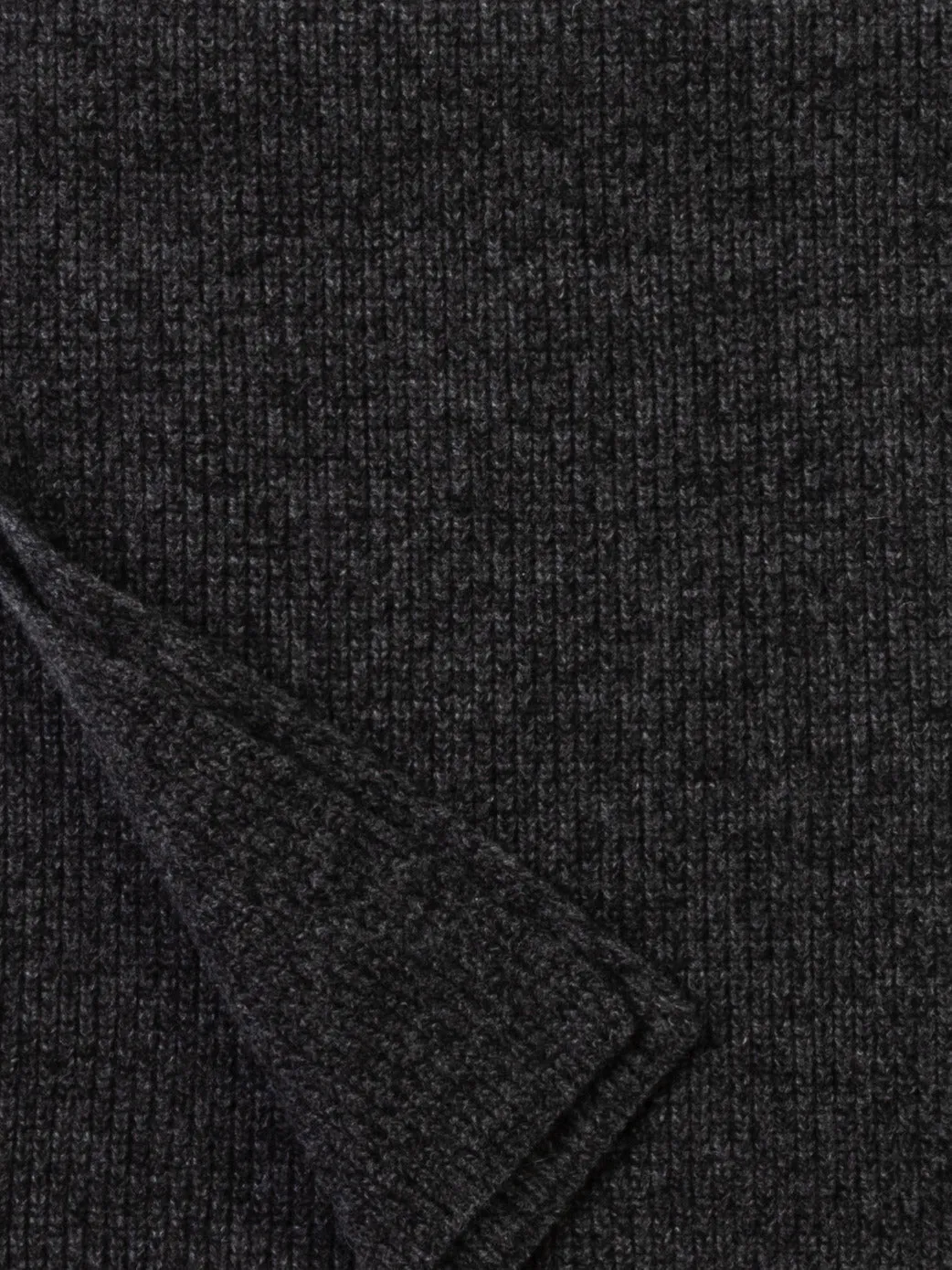 Cashmere Rib Knit Scarf Akris
