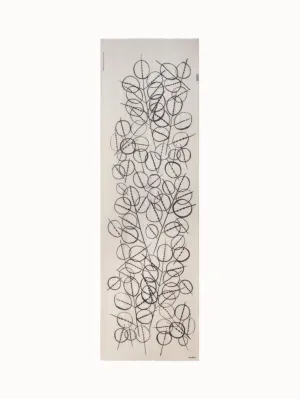 Cashmere Scarf with Polka Dots Print Akris