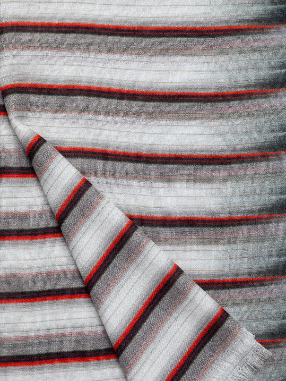 Cashmere Silk Scarf with Formula One Print Akris