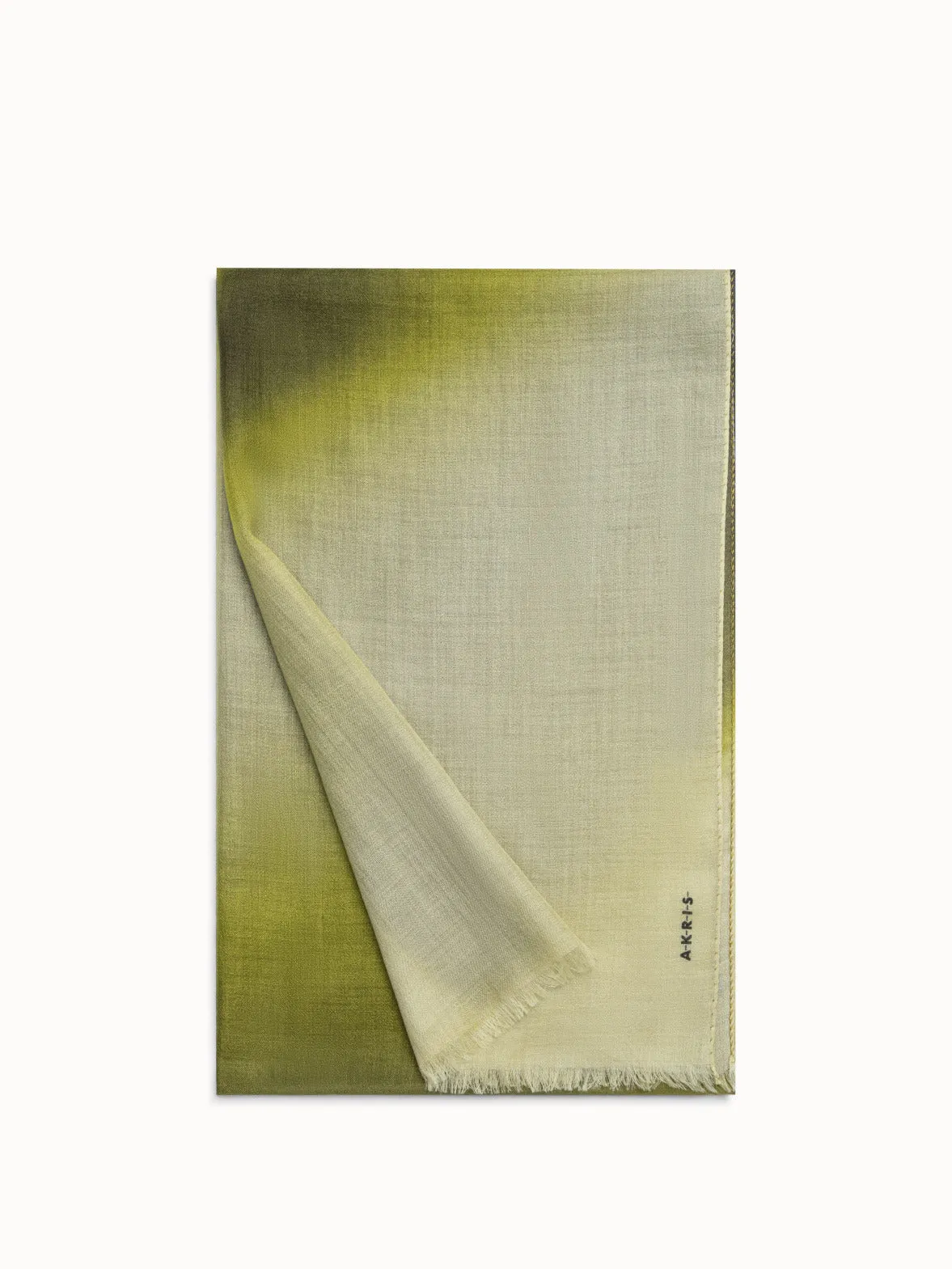 Cashmere Silk Scarf with Shadow Print Akris