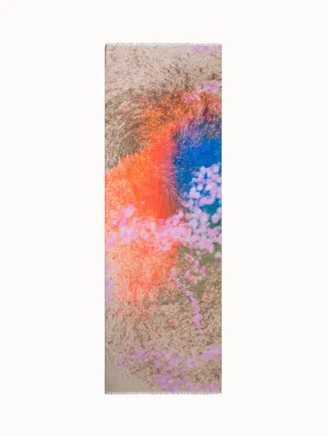 Cashmere Silk Scarf with Waterlilly print Akris