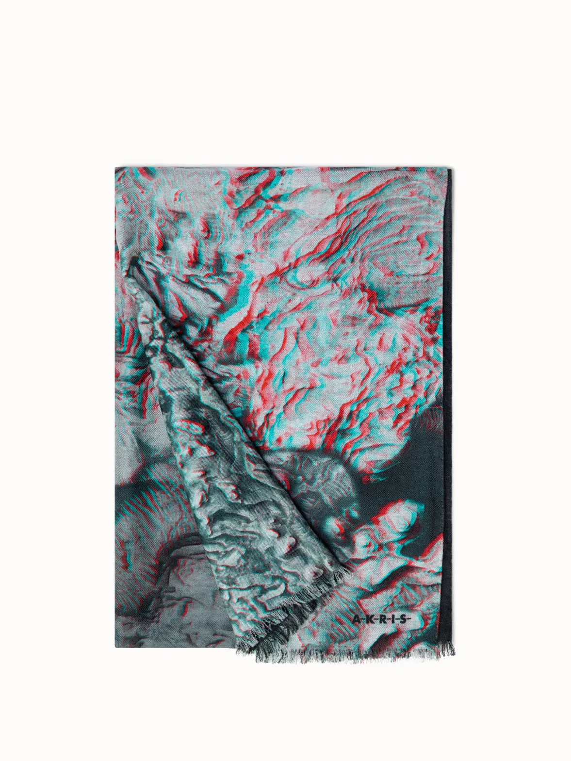 Cashmere Silk The ma.r.s Series Print Scarf Akris