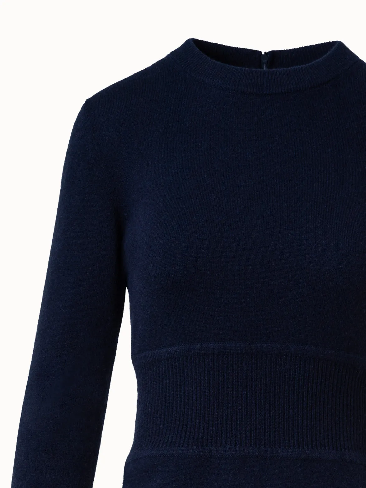 Cashmere Stretch Knit Dress Akris