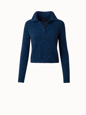 Cashmere Tweed Short Pullover Akris