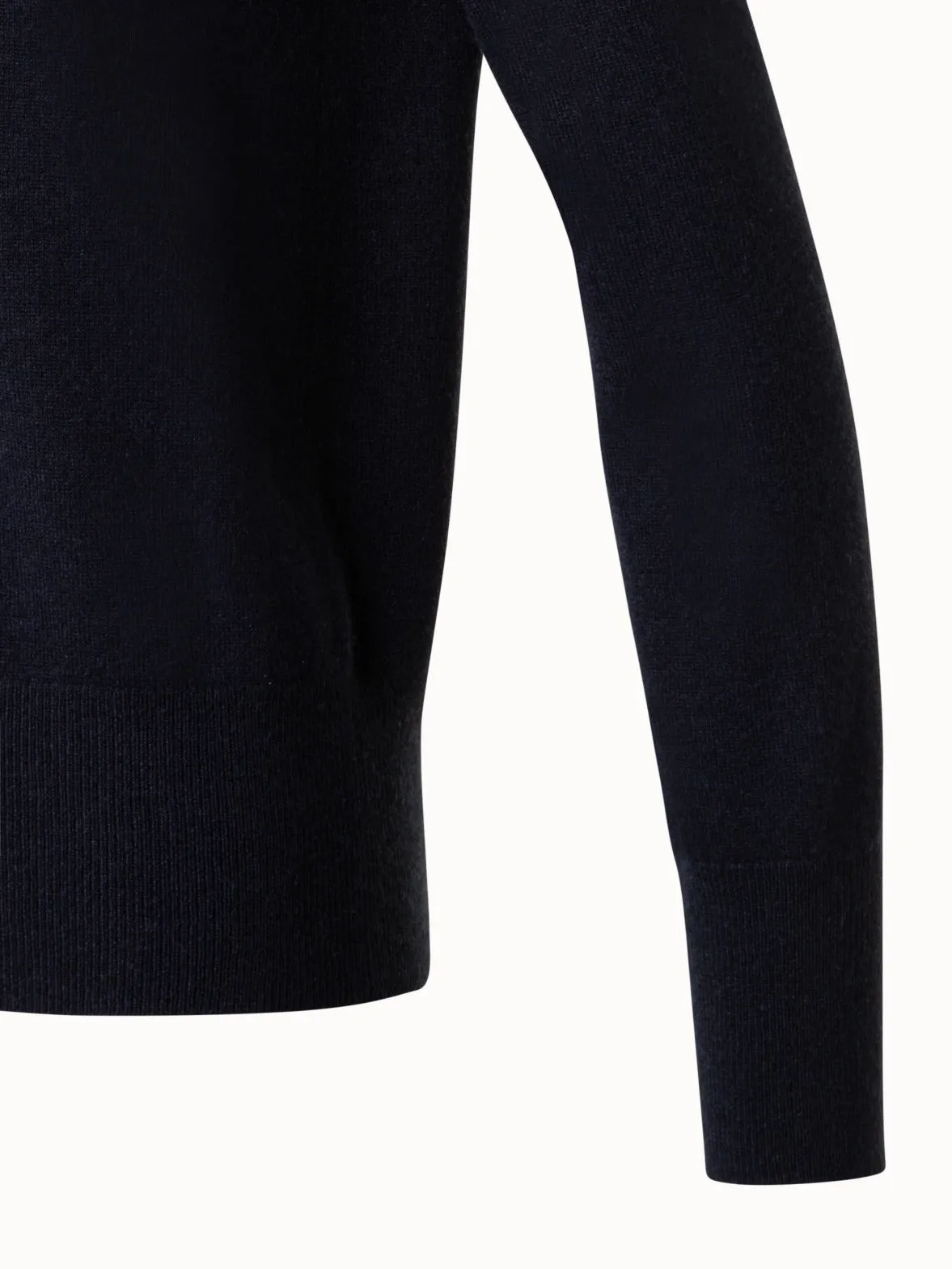 Cashmere V-Neck Knit Pullover Akris