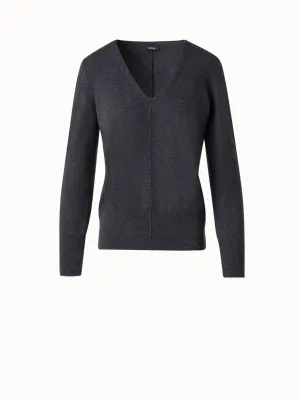 Cashmere V-Neck Pullover Akris