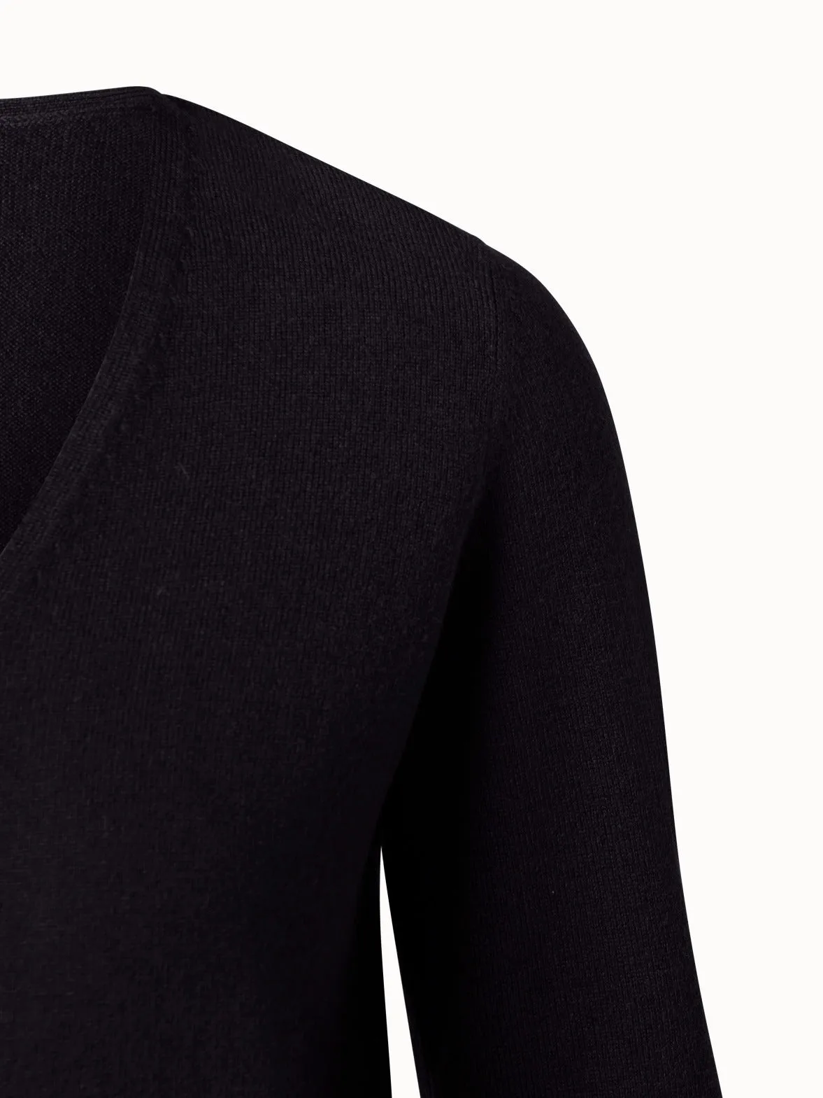 Cashmere V-neck Pullover Akris