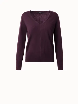 Cashmere V-Neck Pullover Akris