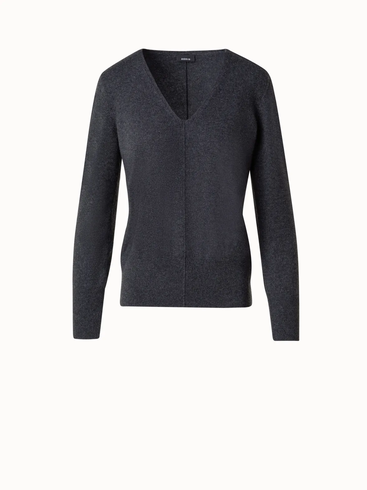 Cashmere V-Neck Pullover Akris