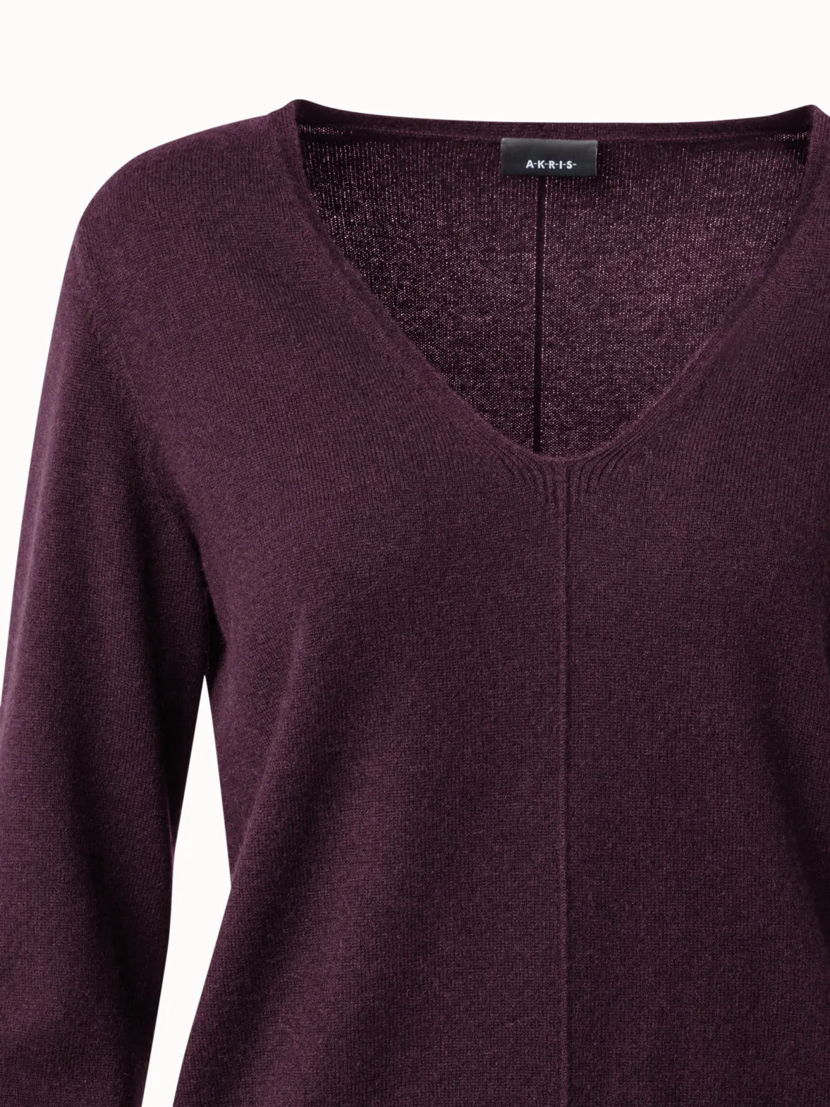 Cashmere V-Neck Pullover Akris