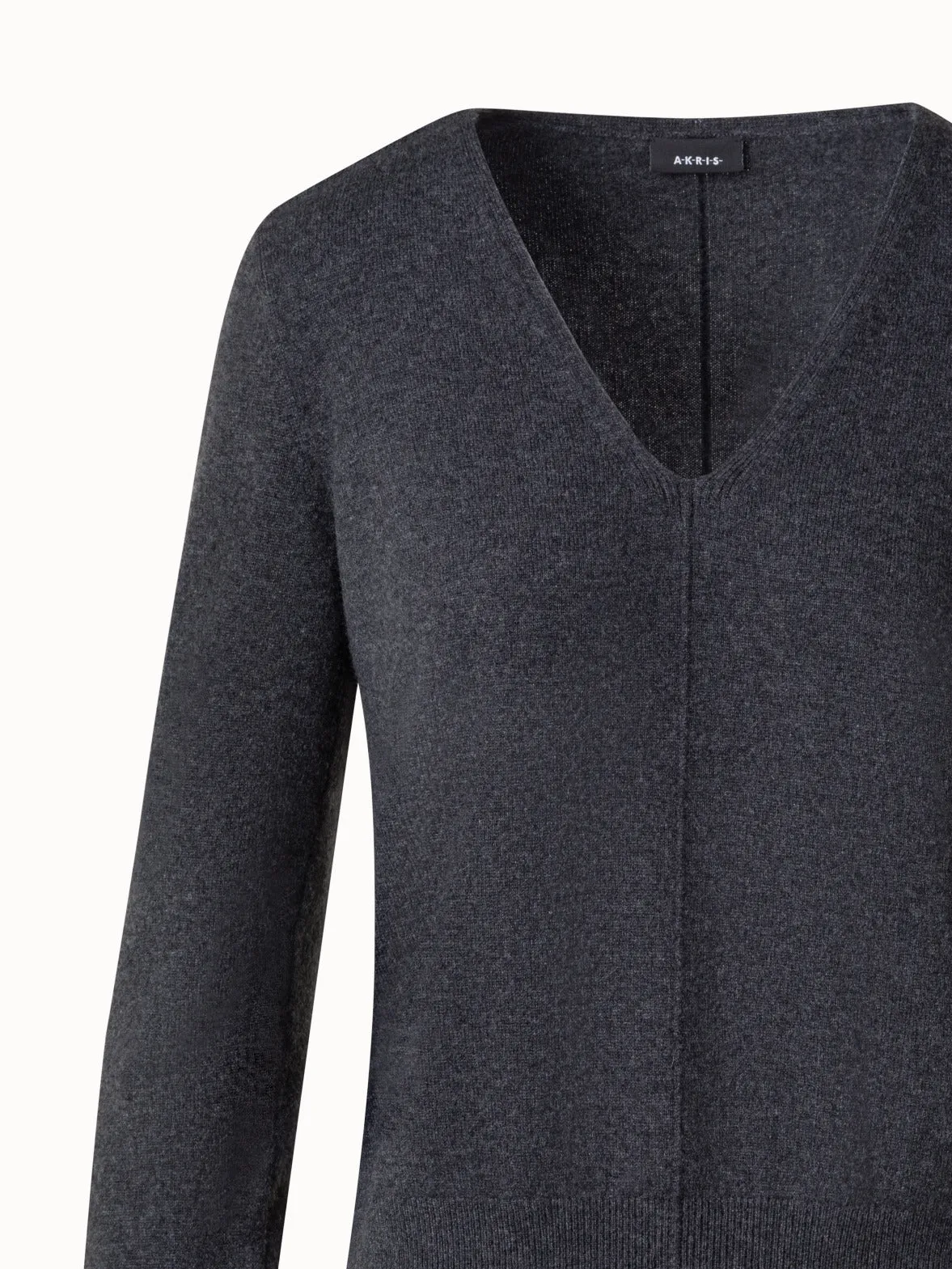 Cashmere V-Neck Pullover Akris