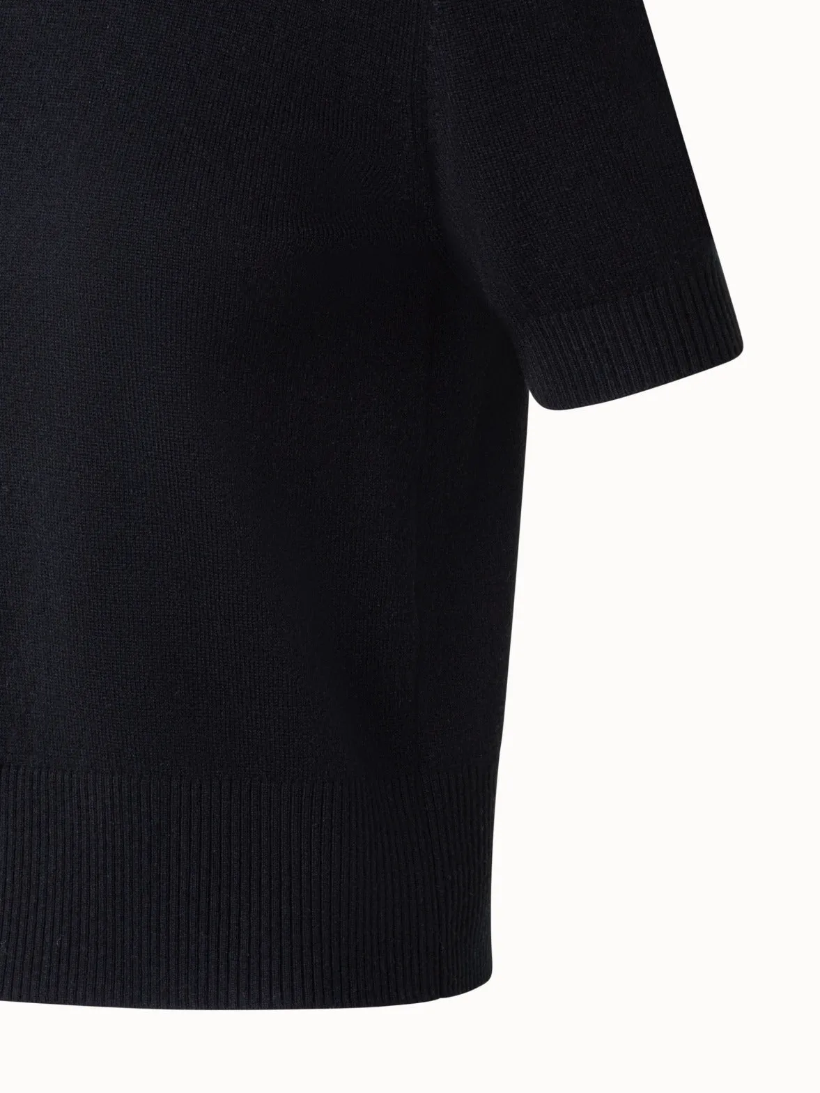 Cashwool Knit Sweater with Diamond Studs Akris