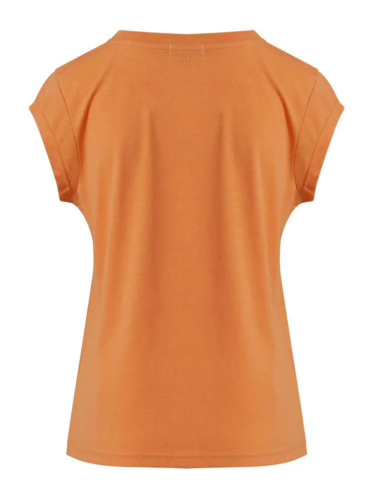 CC Heart Basic T-Shirt Sunset