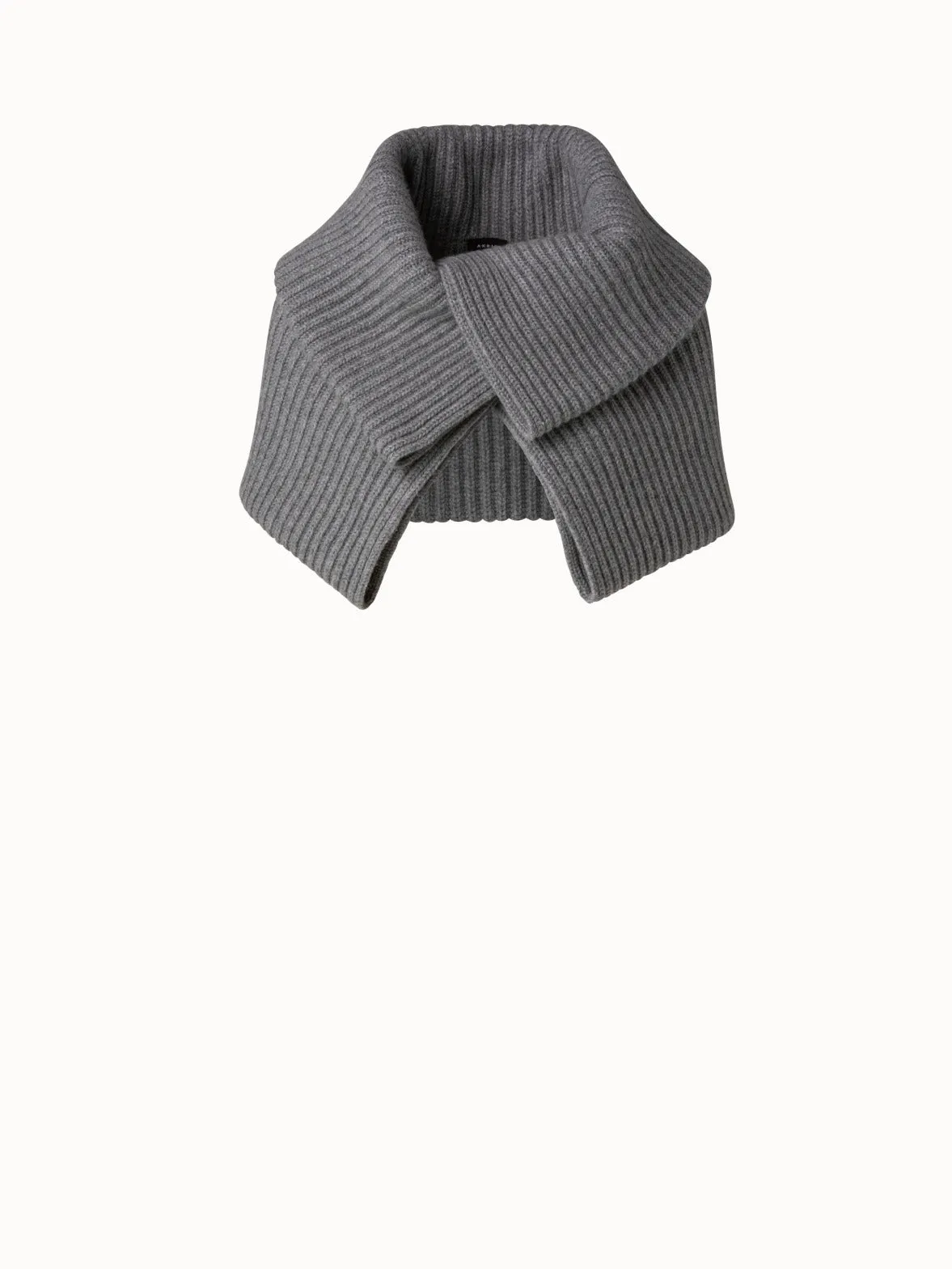 Chunky Cashmere Knit Scarf Akris
