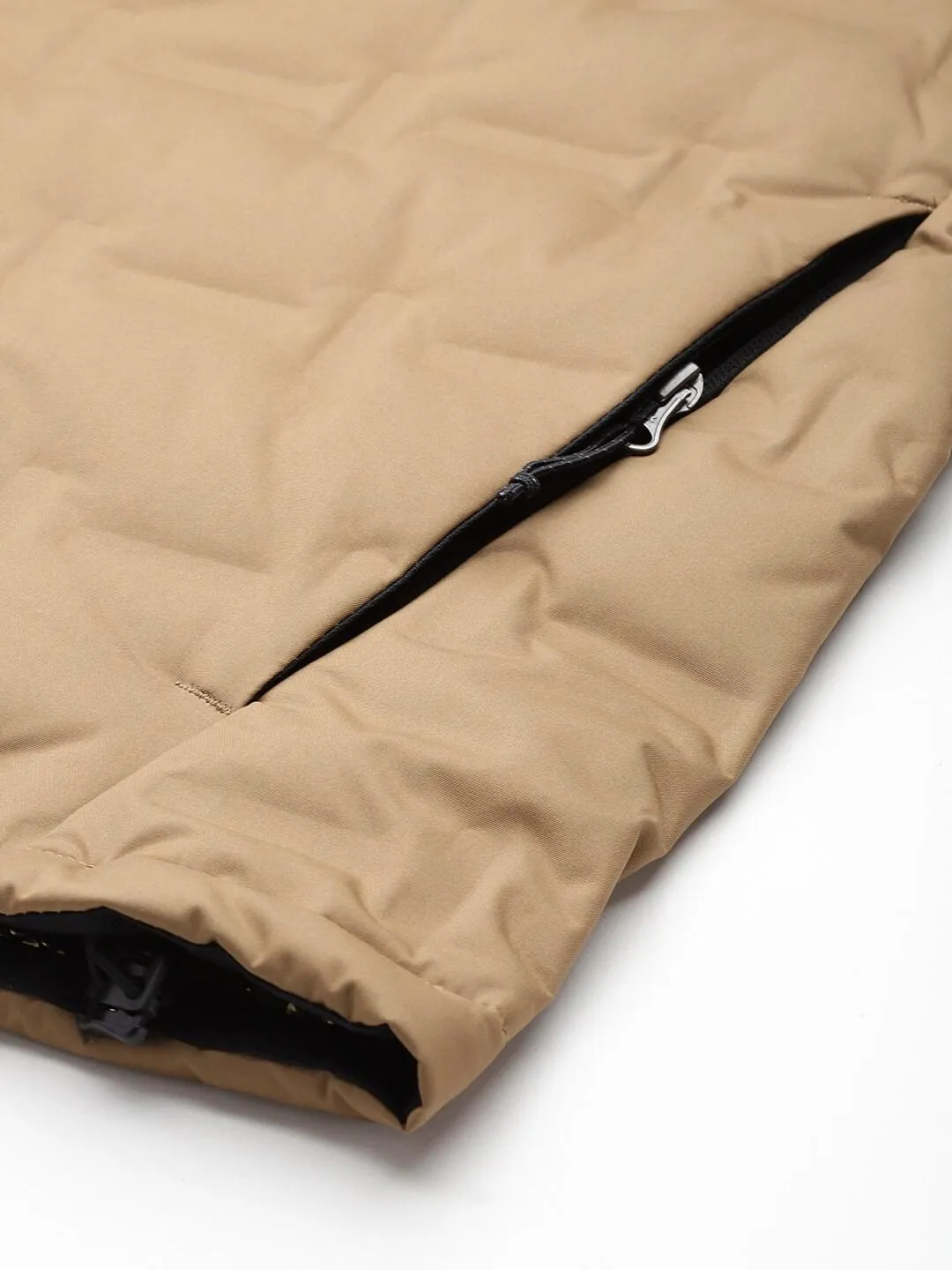 Columbia Men Brown Omni-Heat Infinity Grand Trek II Hooded Down Jacket