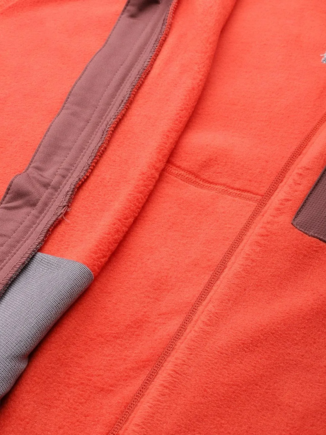 Columbia Men Orange Omni-Wick Titan Pass 2.0 II Fleece Jacket