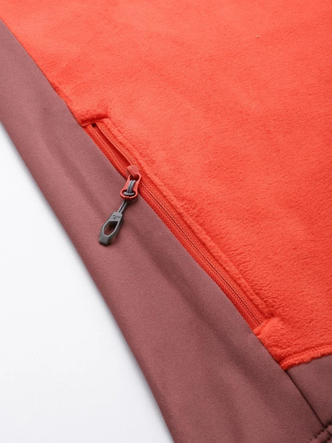 Columbia Men Orange Omni-Wick Titan Pass 2.0 II Fleece Jacket