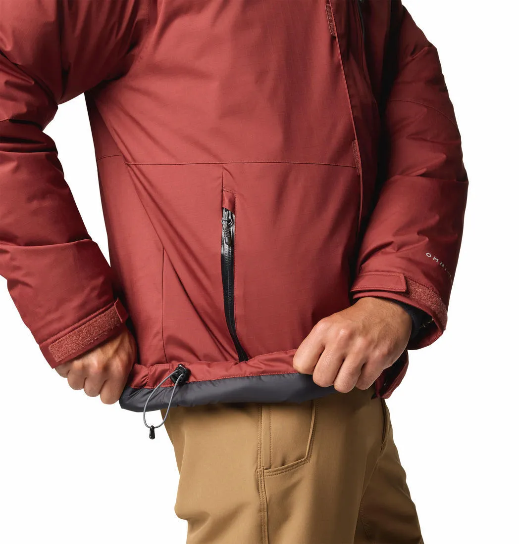 Columbia Men Red Omni-Heat Infinity Oak Harbor II Insulated Jacket