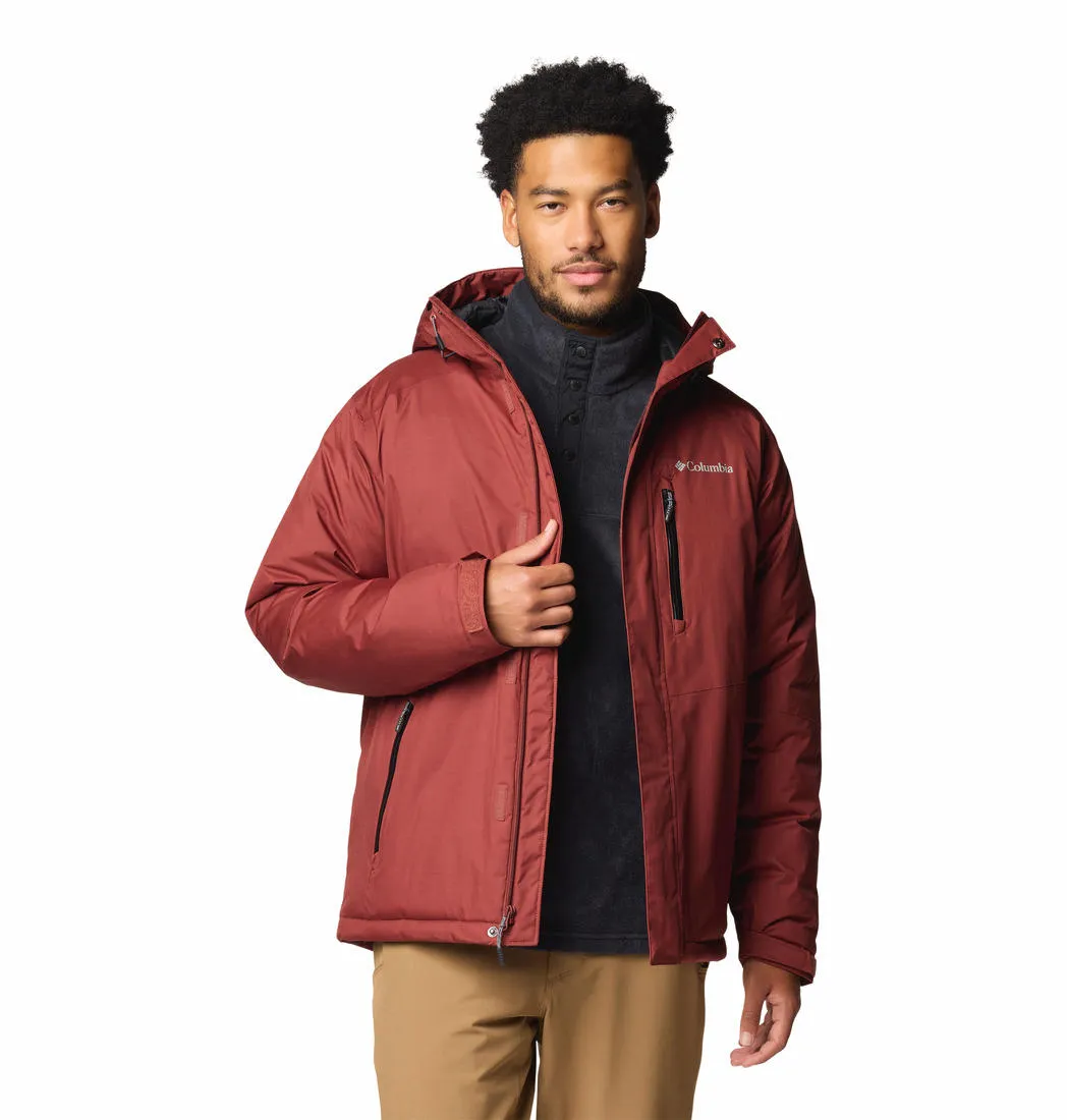 Columbia Men Red Omni-Heat Infinity Oak Harbor II Insulated Jacket