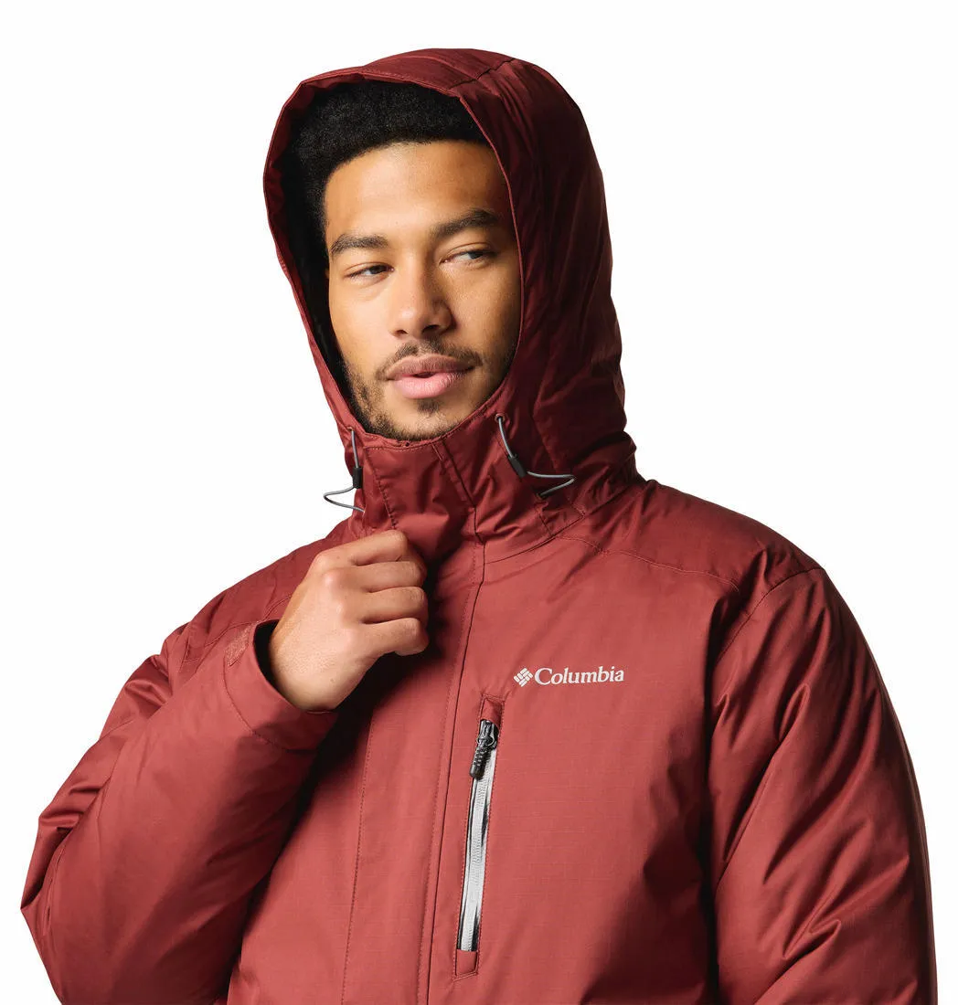 Columbia Men Red Omni-Heat Infinity Oak Harbor II Insulated Jacket