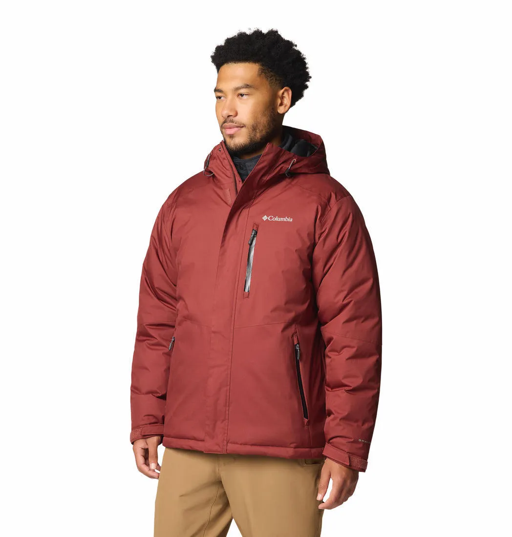 Columbia Men Red Omni-Heat Infinity Oak Harbor II Insulated Jacket