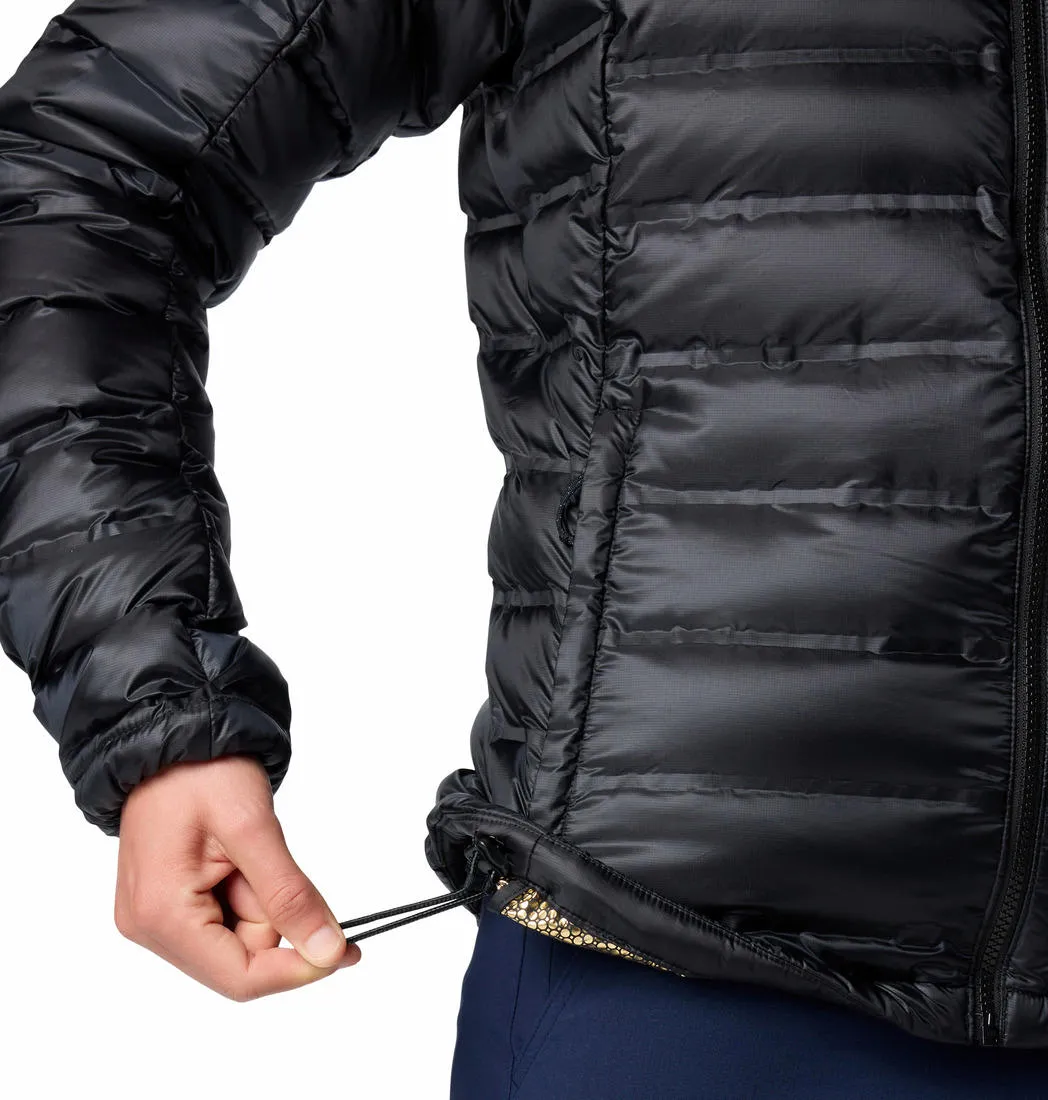 Columbia Women Black Omni-Heat Infinity Pebble Peak II Hooded Down Jacket