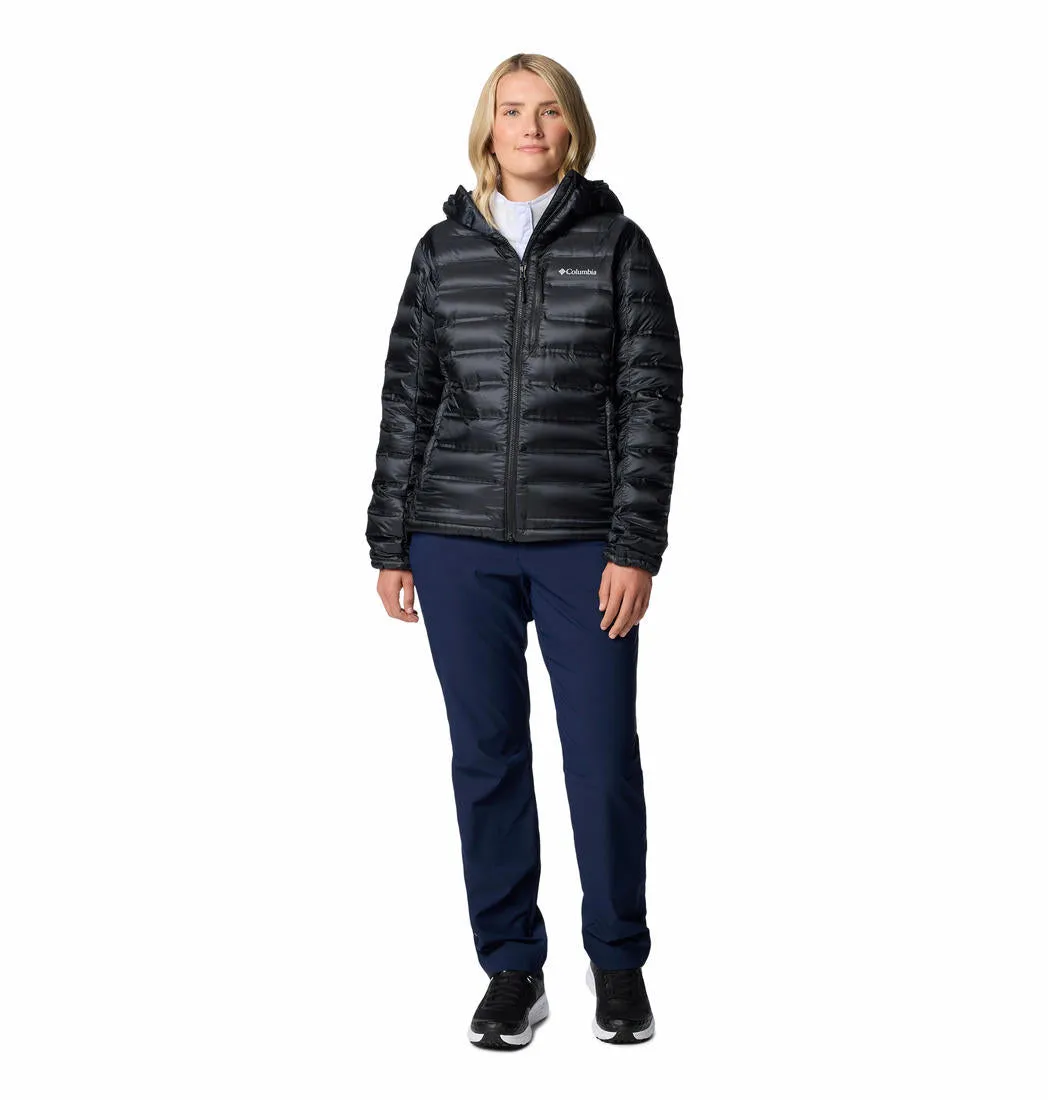 Columbia Women Black Omni-Heat Infinity Pebble Peak II Hooded Down Jacket