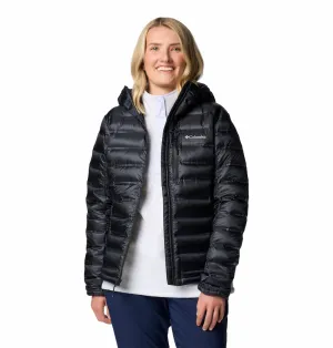 Columbia Women Black Omni-Heat Infinity Pebble Peak II Hooded Down Jacket