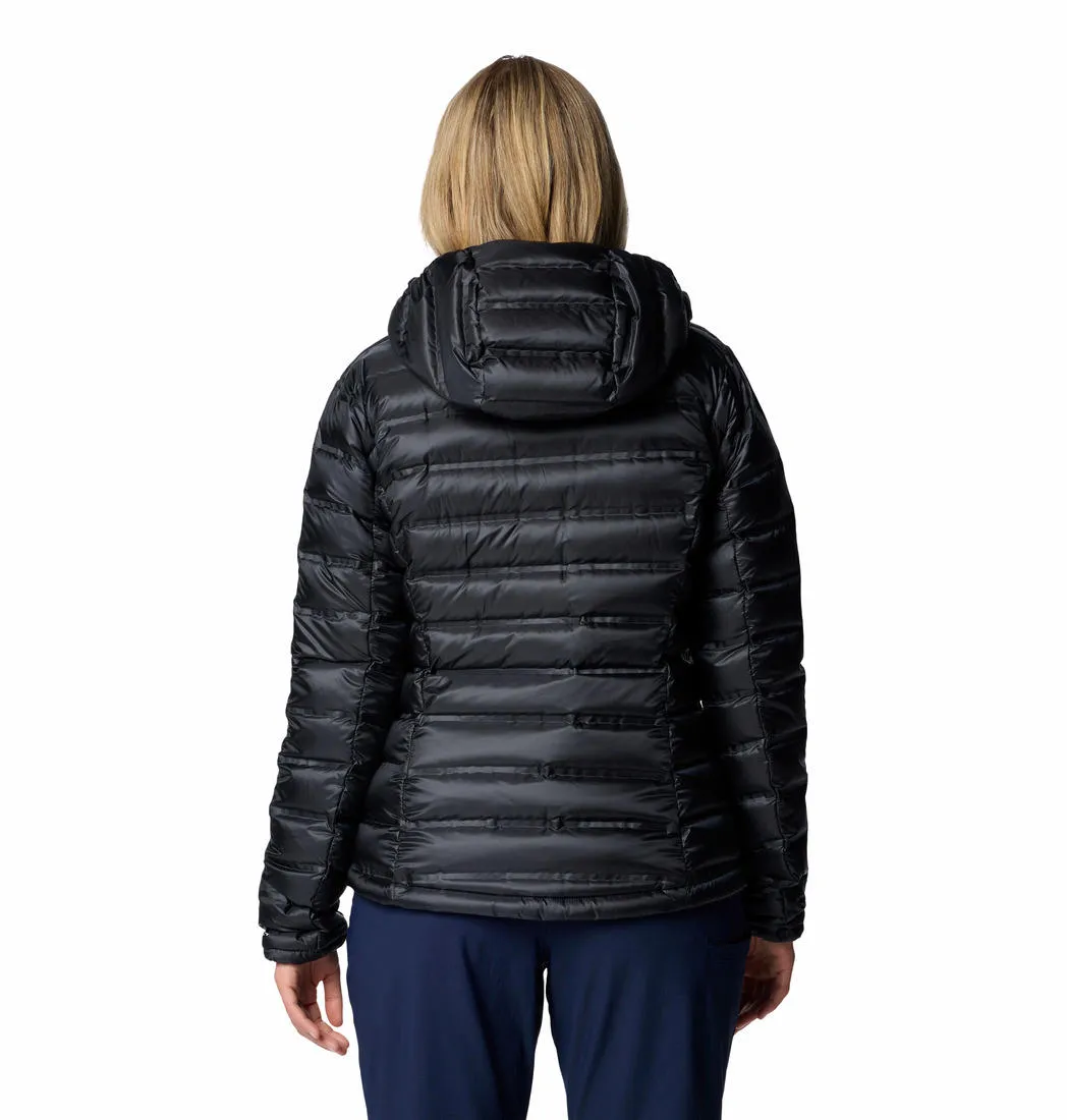 Columbia Women Black Omni-Heat Infinity Pebble Peak II Hooded Down Jacket