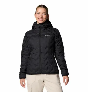 Columbia Women Black Omni-Heat Reflective Delta Ridge II Hooded Down Jacket