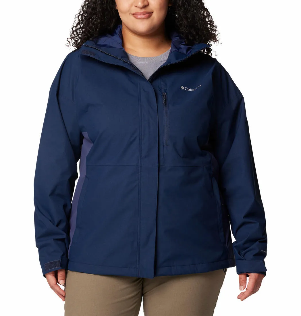 Columbia Women Blue Omni-Tech Hikebound II Waterproof Rain Jacket