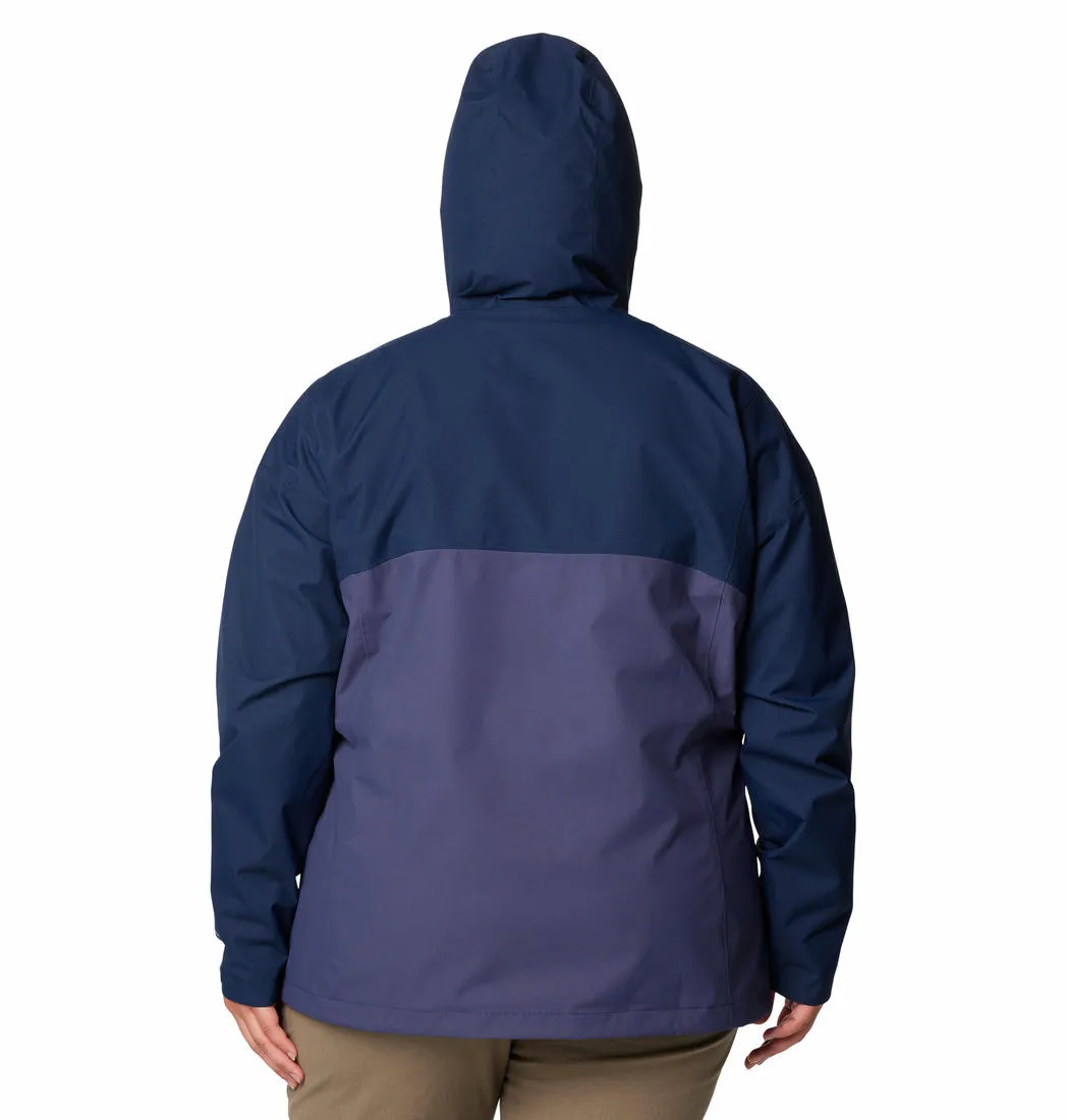 Columbia Women Blue Omni-Tech Hikebound II Waterproof Rain Jacket