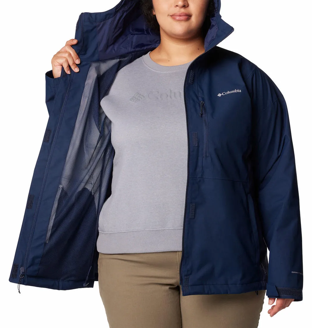 Columbia Women Blue Omni-Tech Hikebound II Waterproof Rain Jacket