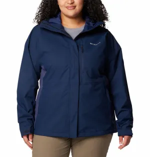 Columbia Women Blue Omni-Tech Hikebound II Waterproof Rain Jacket