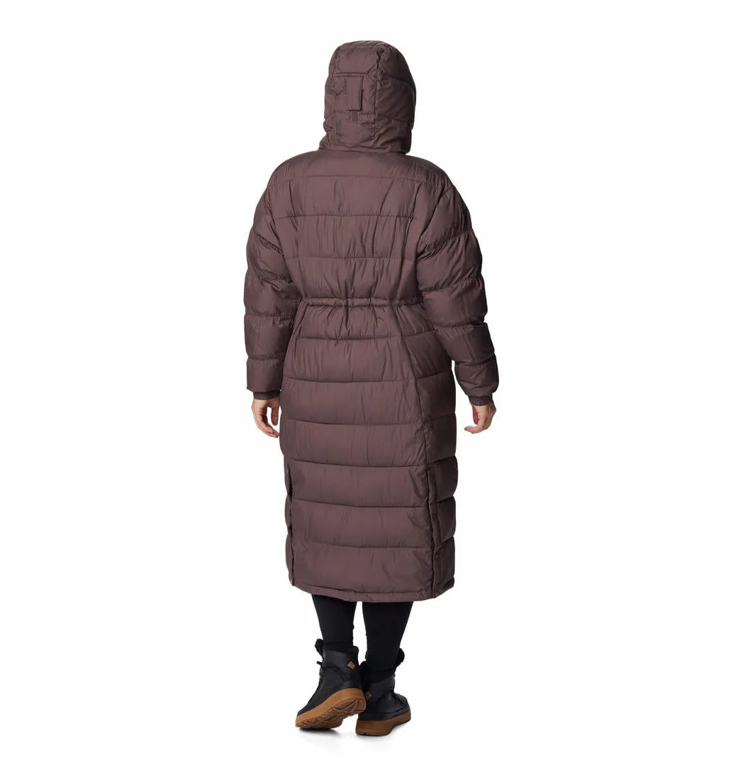 Columbia Women Brown Omni-Heat Reflective Pike Lake II Long Jacket