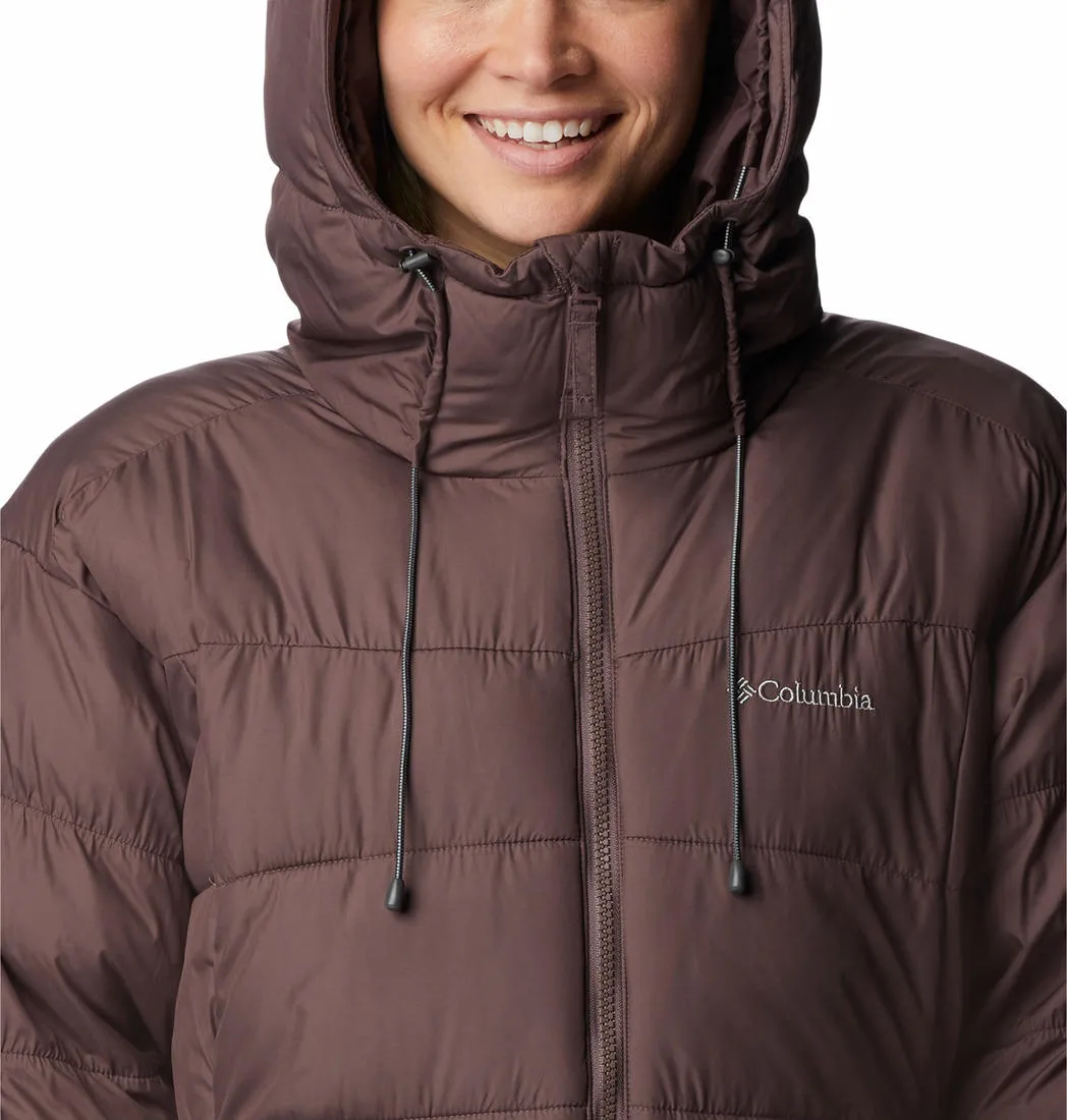 Columbia Women Brown Omni-Heat Reflective Pike Lake II Long Jacket