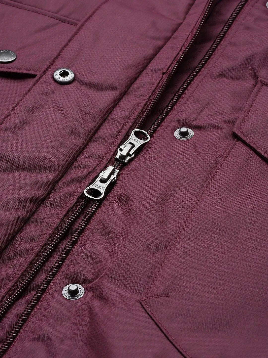 Columbia Women Maroon Omni-Heat Reflective Suttle Mountain Long Insulated Jacket