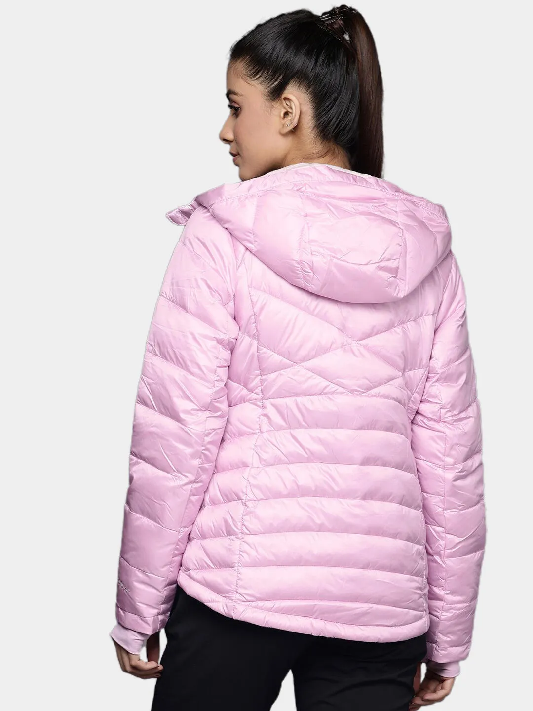 Columbia Women Purple Omni-Heat Infinity Joy Peak Hooded Jacket