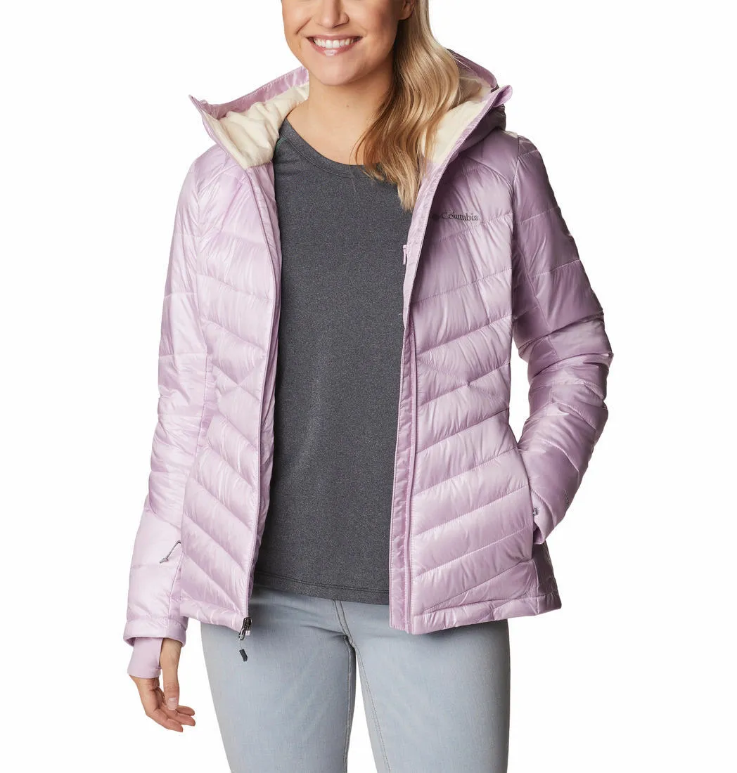 Columbia Women Purple Omni-Heat Infinity Joy Peak Hooded Jacket