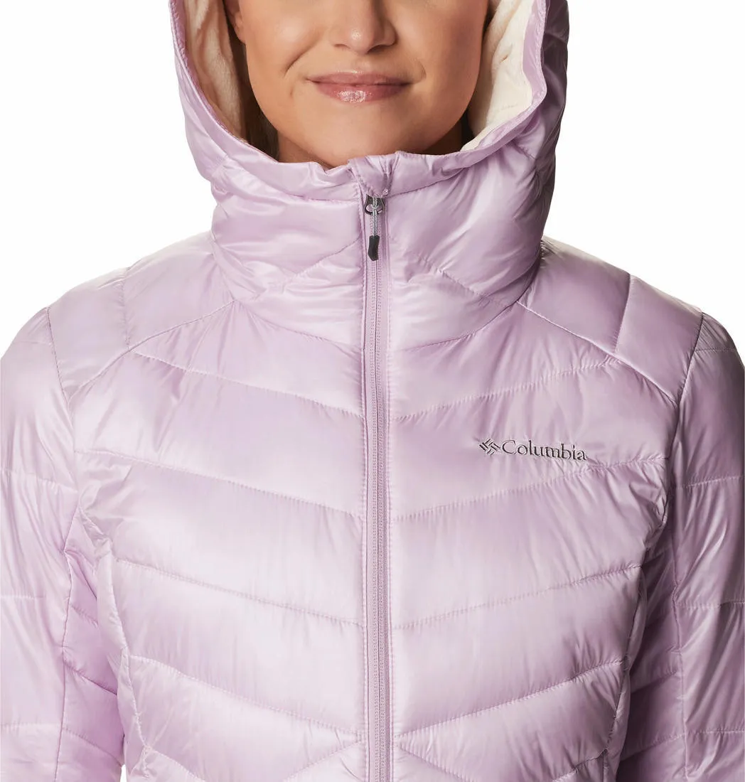 Columbia Women Purple Omni-Heat Infinity Joy Peak Hooded Jacket