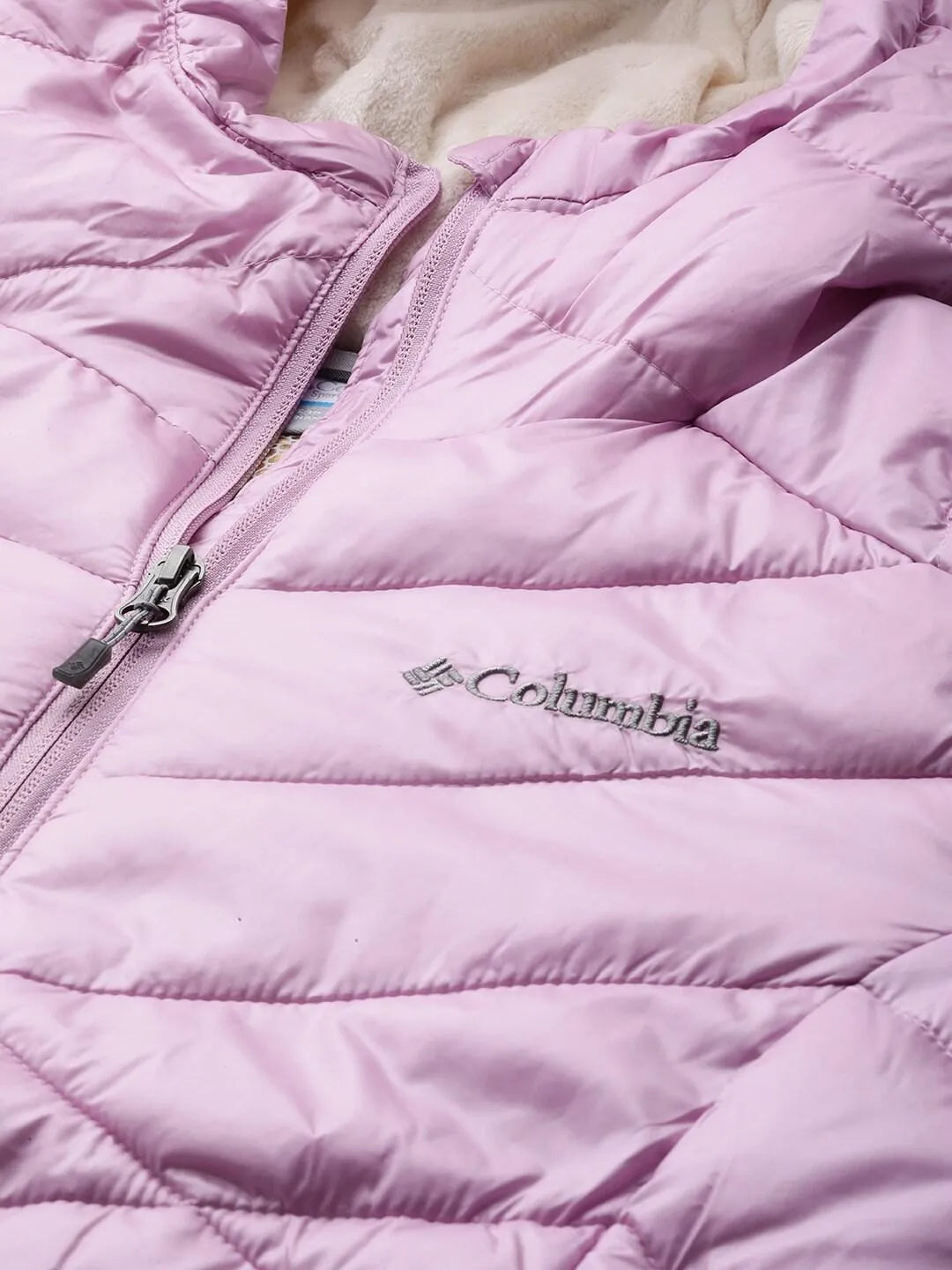 Columbia Women Purple Omni-Heat Infinity Joy Peak Hooded Jacket
