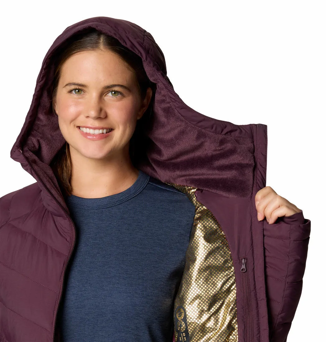 Columbia Women Red Omni-Heat Infinity Joy Peak II Mid Jacket