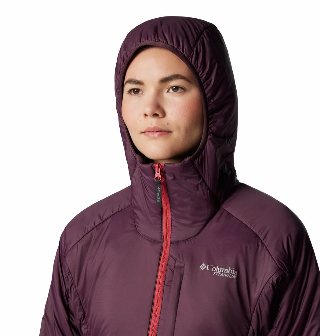 Columbia Women Red Omni-Shield Silver Leaf II Stretch Insulated Jacket
